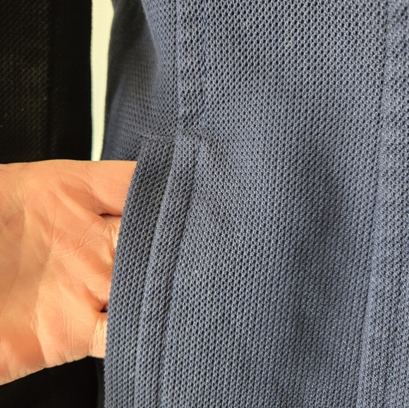 BANANA REPUBLIC Blue and Black Double-Breasted Peacoat /Blazer. Size M - Picture 4 of 16